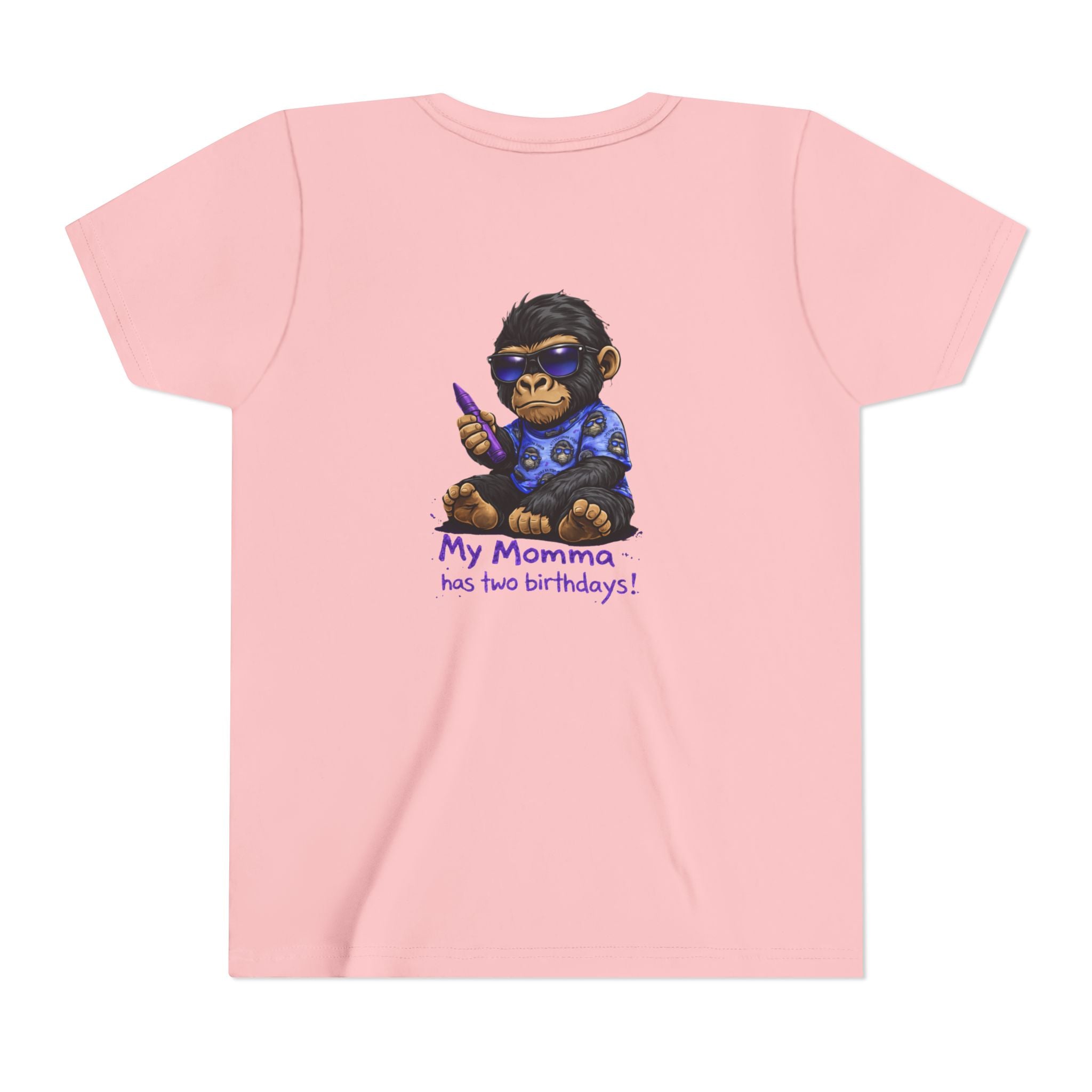 Boy- My Momma Has Two Birthdays! – Kids Recovery Support Tee | Celebrating Mom’s Recovery Journey | Recovery Seen Youth Shirt