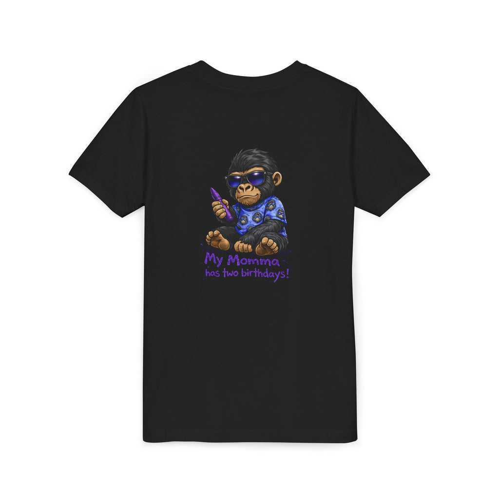 Boy- My Momma Has Two Birthdays! – Kids Recovery Support Tee | Celebrating Mom’s Recovery Journey | Recovery Seen Youth Shirt