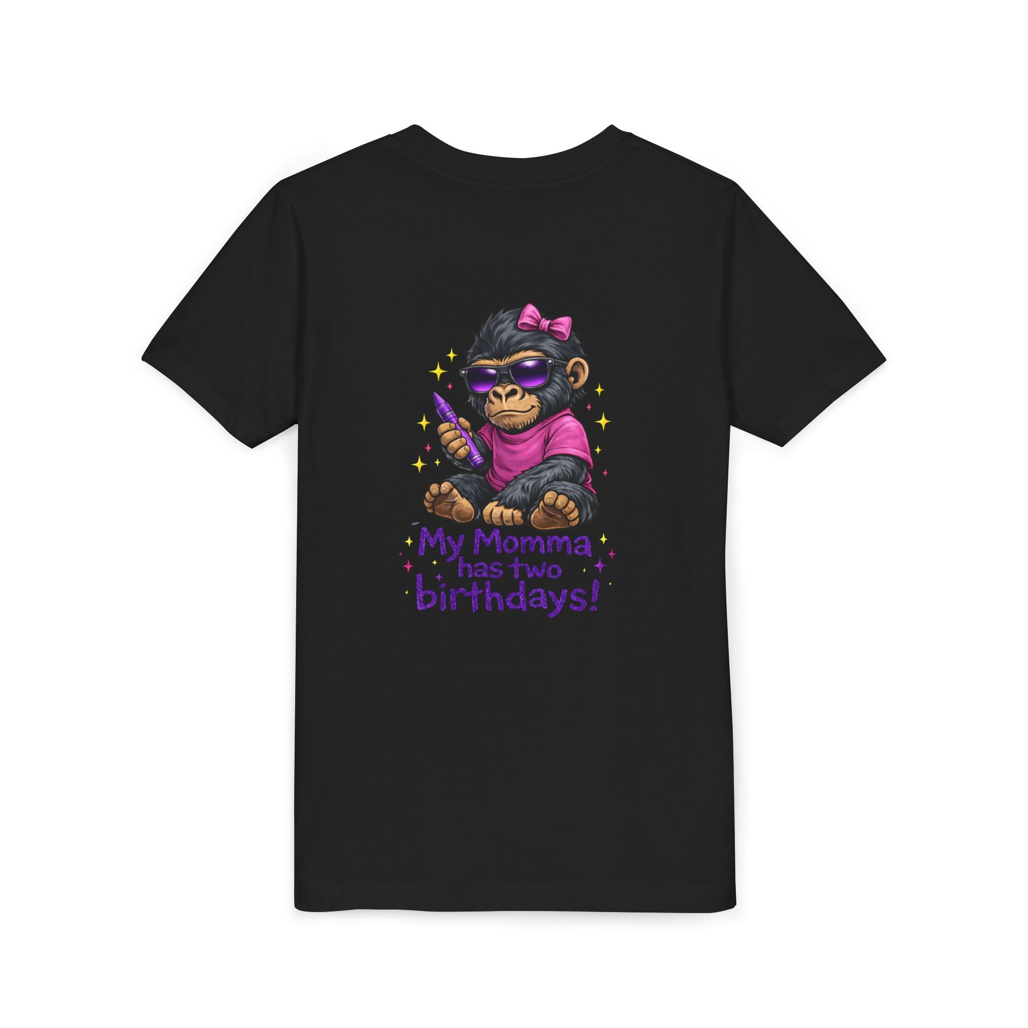 Girl- My Momma Has Two Birthdays! – Kids Recovery Support Tee | Celebrating Mom’s Recovery Journey | Recovery Seen Youth Shirt