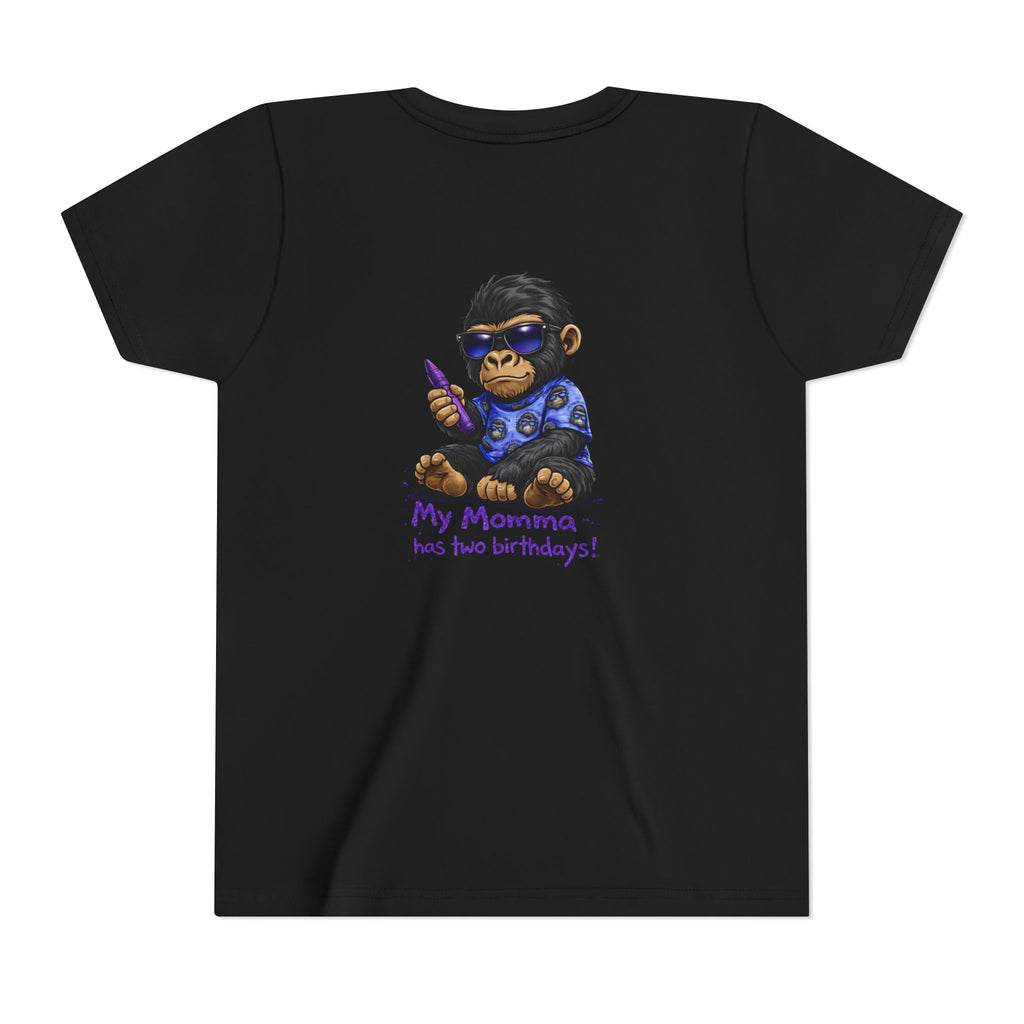 Boy- My Momma Has Two Birthdays! – Kids Recovery Support Tee | Celebrating Mom’s Recovery Journey | Recovery Seen Youth Shirt