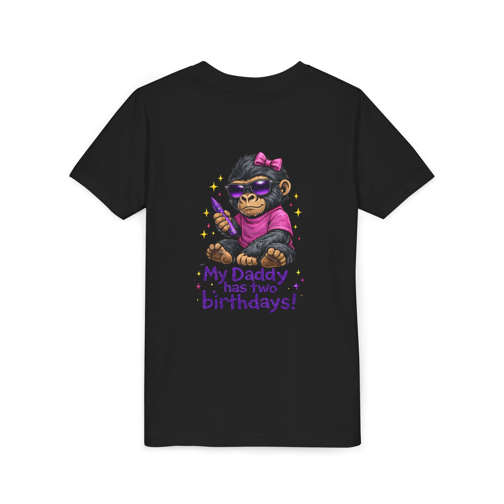 Girl- My Daddy Has Two Birthdays! – Kids Recovery Support Tee | Celebrating Dad’s Recovery Journey | Recovery Seen Youth Shirt