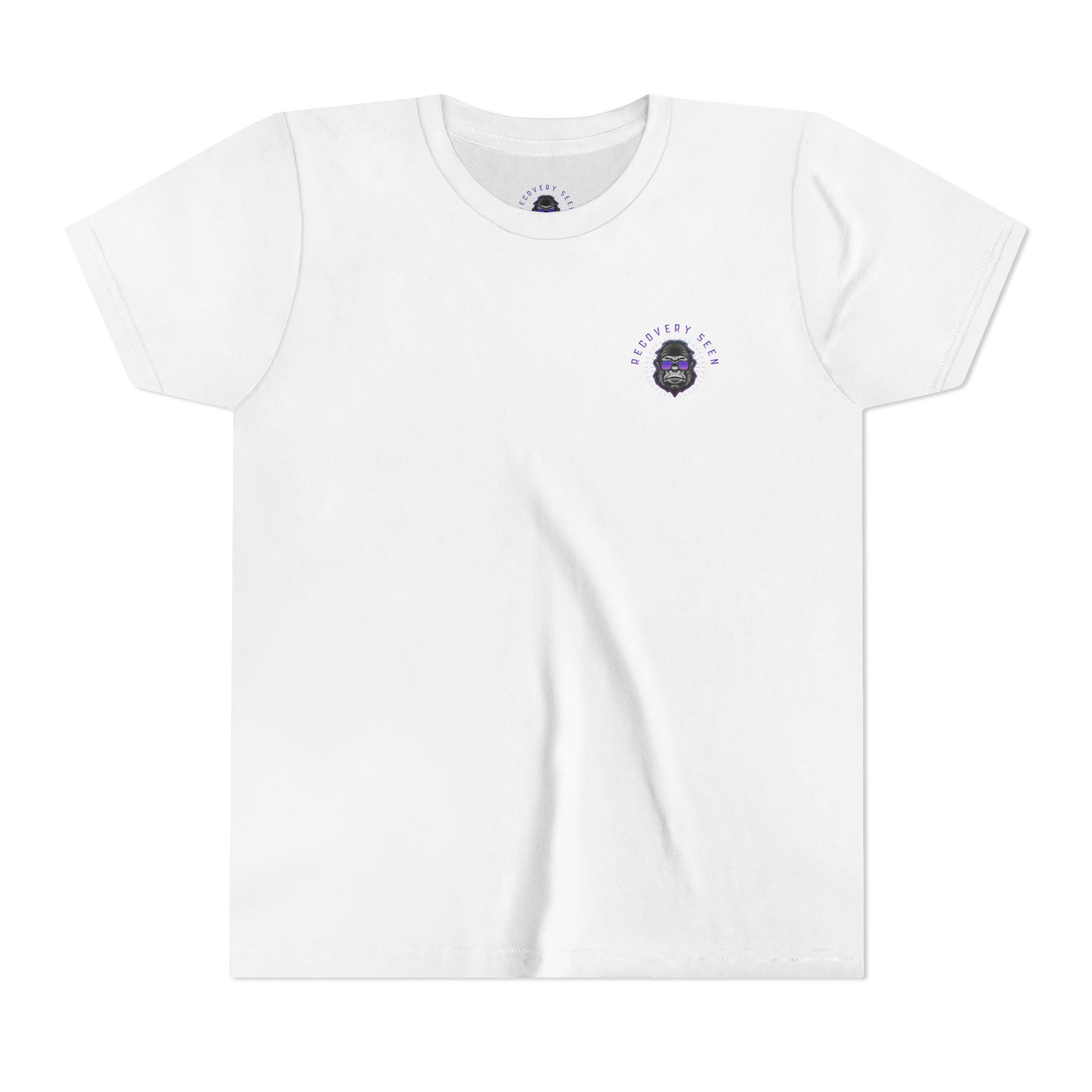 My Grandma Collects Chips – Recovery Celebration Tee | AA Sobriety Tribute Shirt | Recovery Support Youth Graphic Tee | Purple Crayon Gorilla Shirt