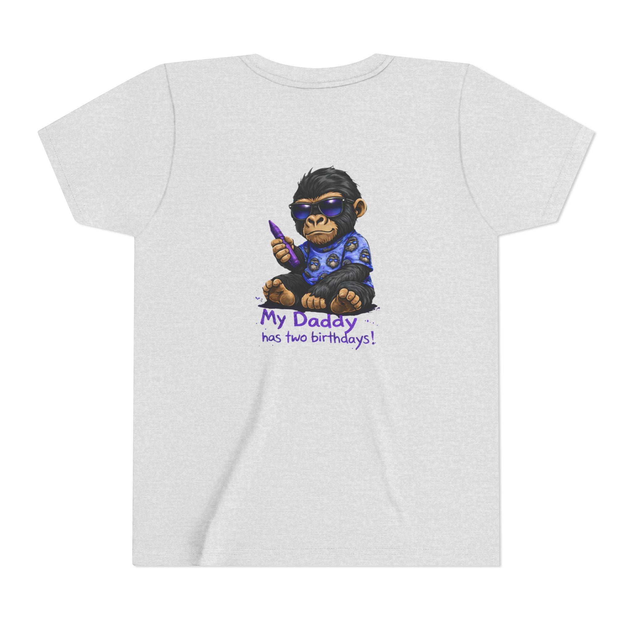 Boy- My Daddy Has Two Birthdays! – Kids Recovery Support Tee | Celebrating Dad’s Recovery Journey | Recovery Seen Youth Shirt