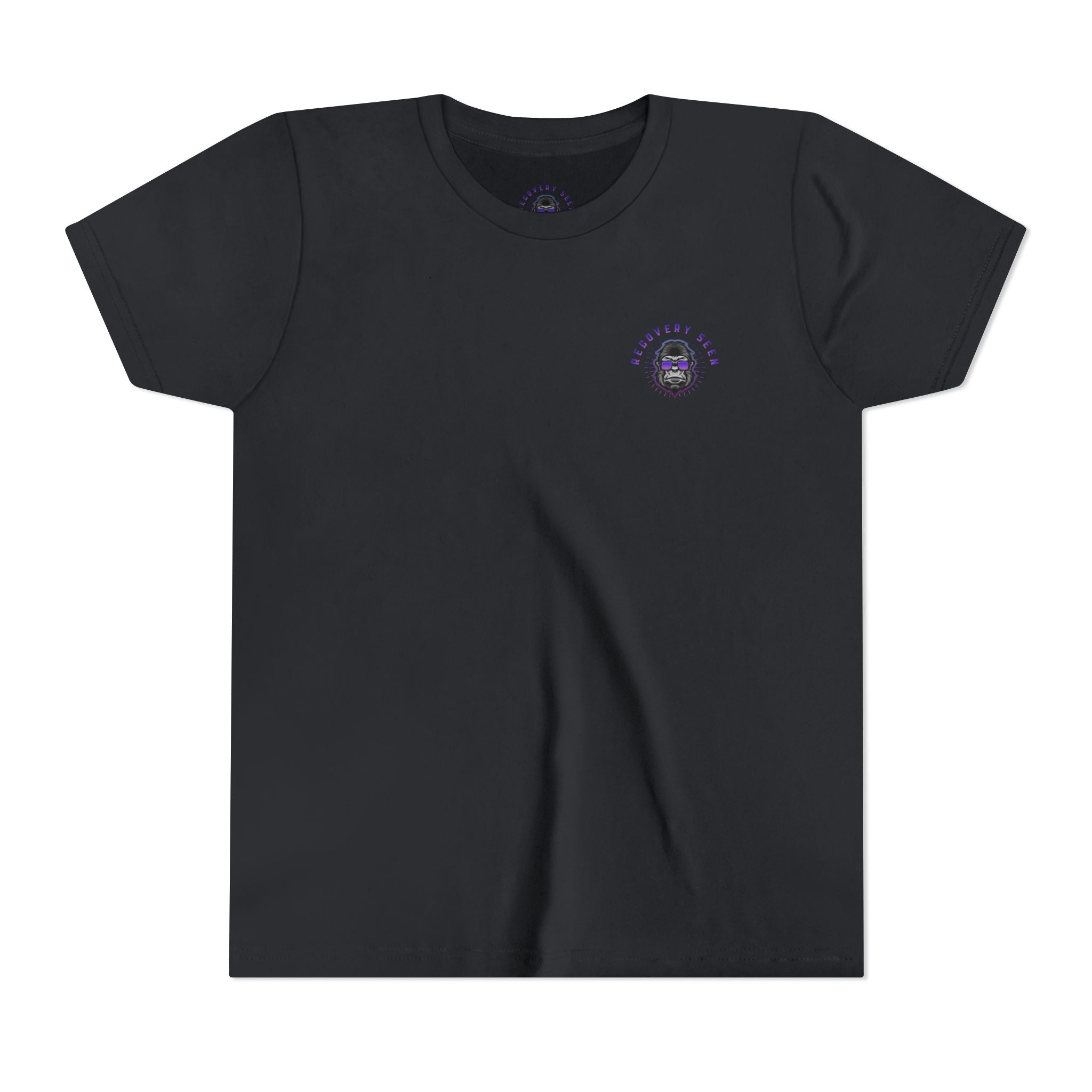 My Grandma Collects Chips – Recovery Celebration Tee | AA Sobriety Tribute Shirt | Recovery Support Youth Graphic Tee | Purple Crayon Gorilla Shirt