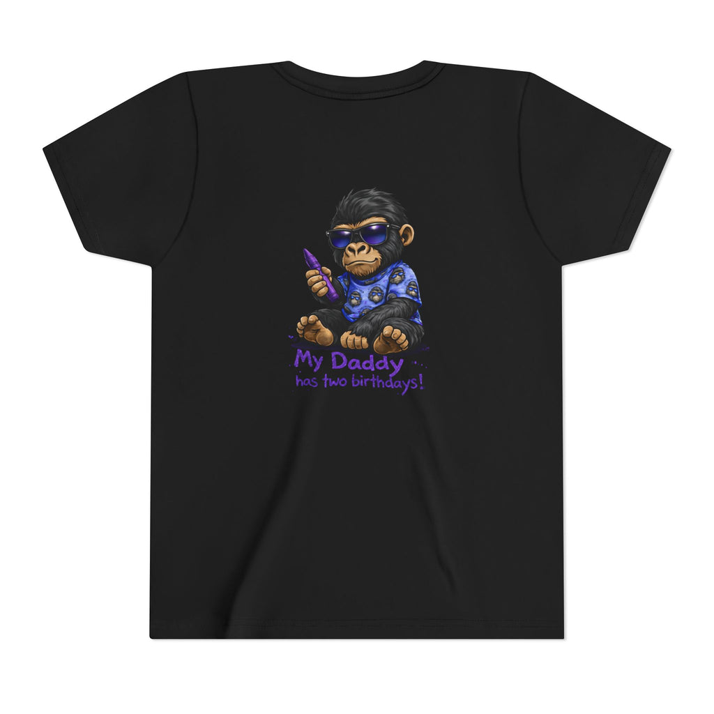 Boy- My Daddy Has Two Birthdays! – Kids Recovery Support Tee | Celebrating Dad’s Recovery Journey | Recovery Seen Youth Shirt