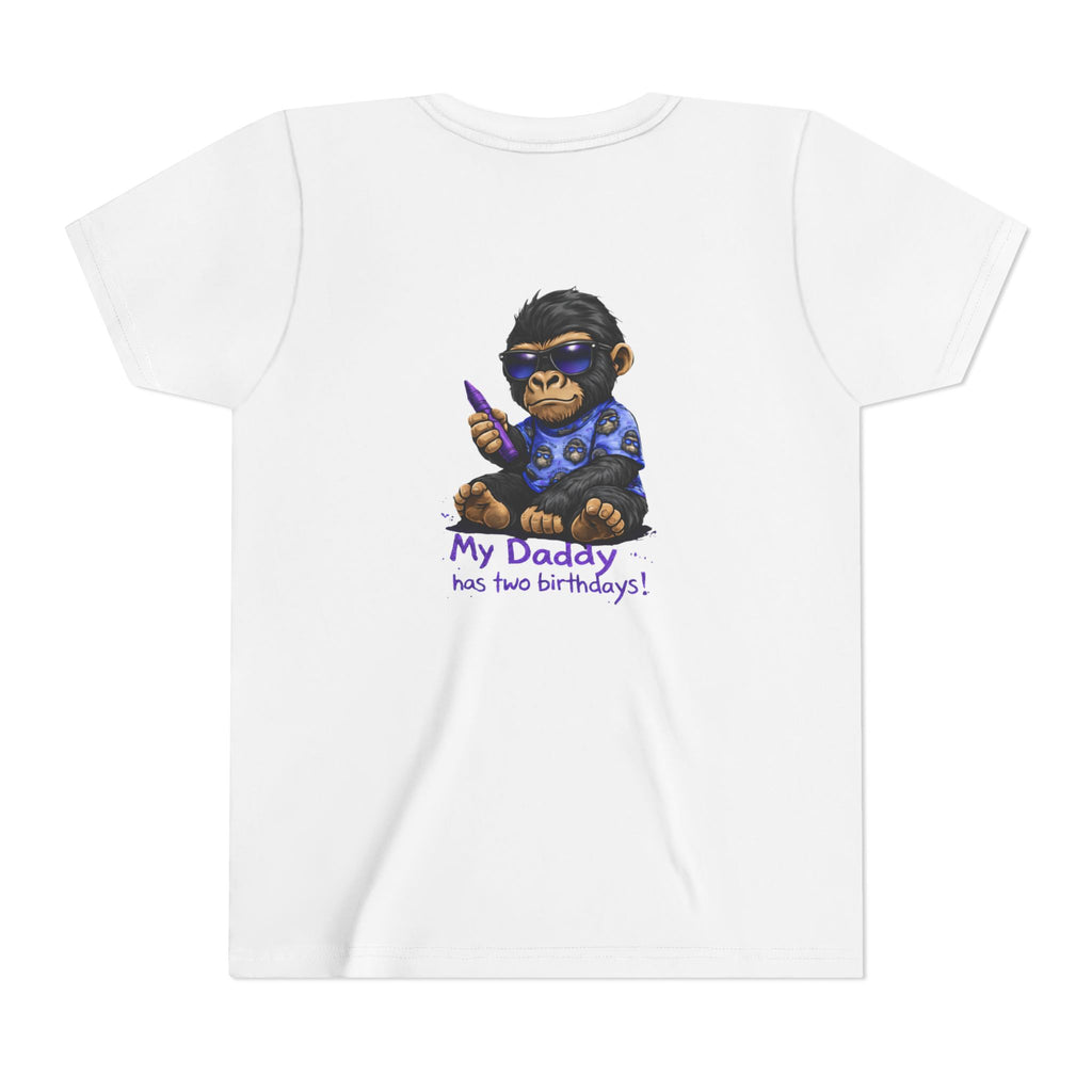 Boy- My Daddy Has Two Birthdays! – Kids Recovery Support Tee | Celebrating Dad’s Recovery Journey | Recovery Seen Youth Shirt