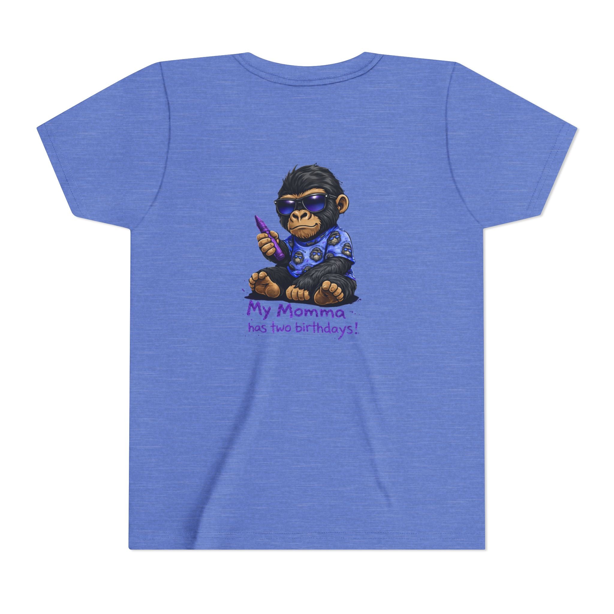 Boy- My Momma Has Two Birthdays! – Kids Recovery Support Tee | Celebrating Mom’s Recovery Journey | Recovery Seen Youth Shirt